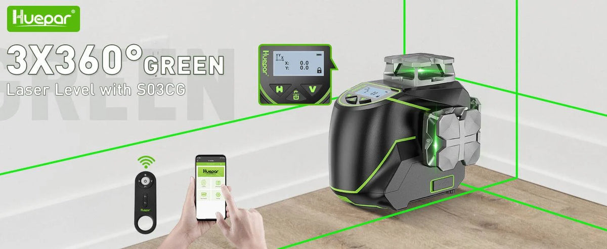 HUEPAR UK Cross Line Laser Level