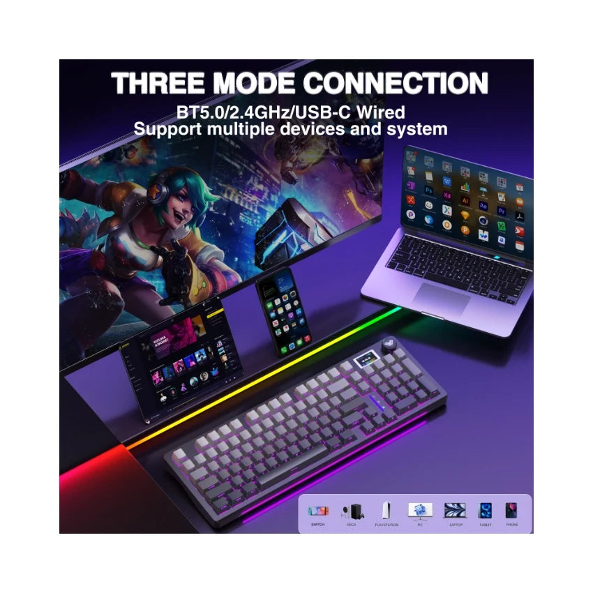AULA Official Store | Mechanical Gaming Keyboards, Mice & Computer Accessories Wireless Mechanical Keyboard