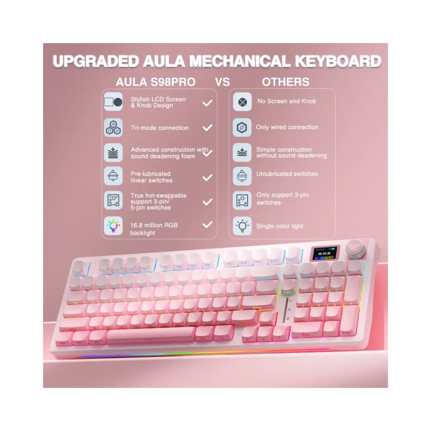 AULA Official Store | Mechanical Gaming Keyboards, Mice & Computer Accessories Wireless Mechanical Keyboard