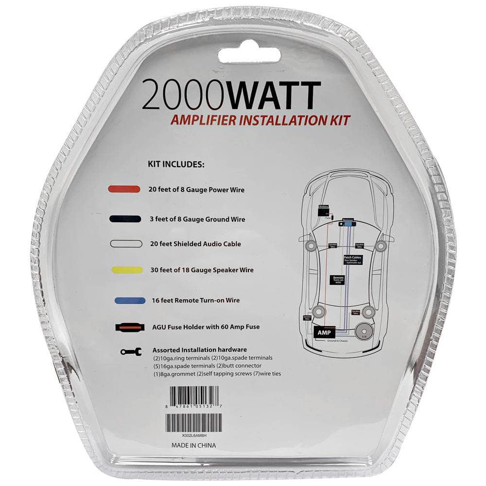 Seismic Audio Car Amplifier Wiring Kit