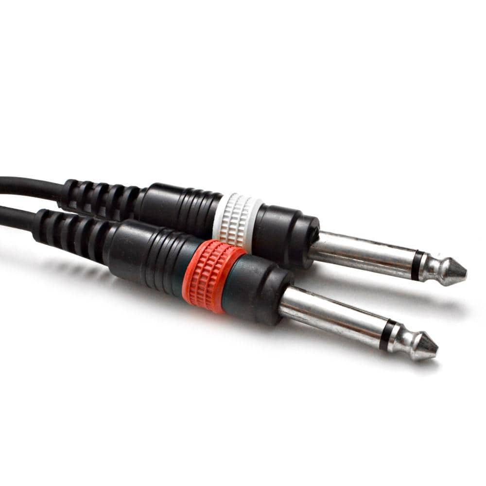 Seismic Audio 3.5mm TRS to Dual 1/4-Inch TS Splitter Cable
