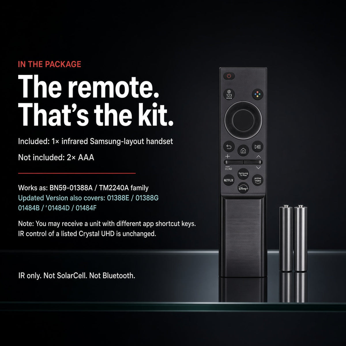Dan's Originals Infrared TV Remote Control