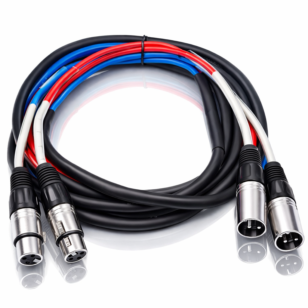 Seismic Audio Two-Channel Balanced XLR Snake Cable