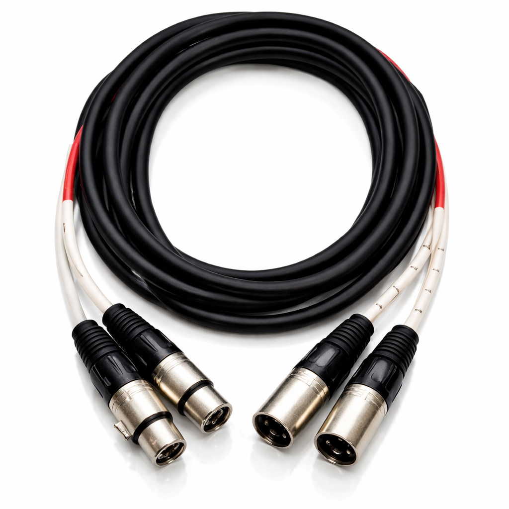 Seismic Audio Two-Channel Balanced XLR Snake Cable