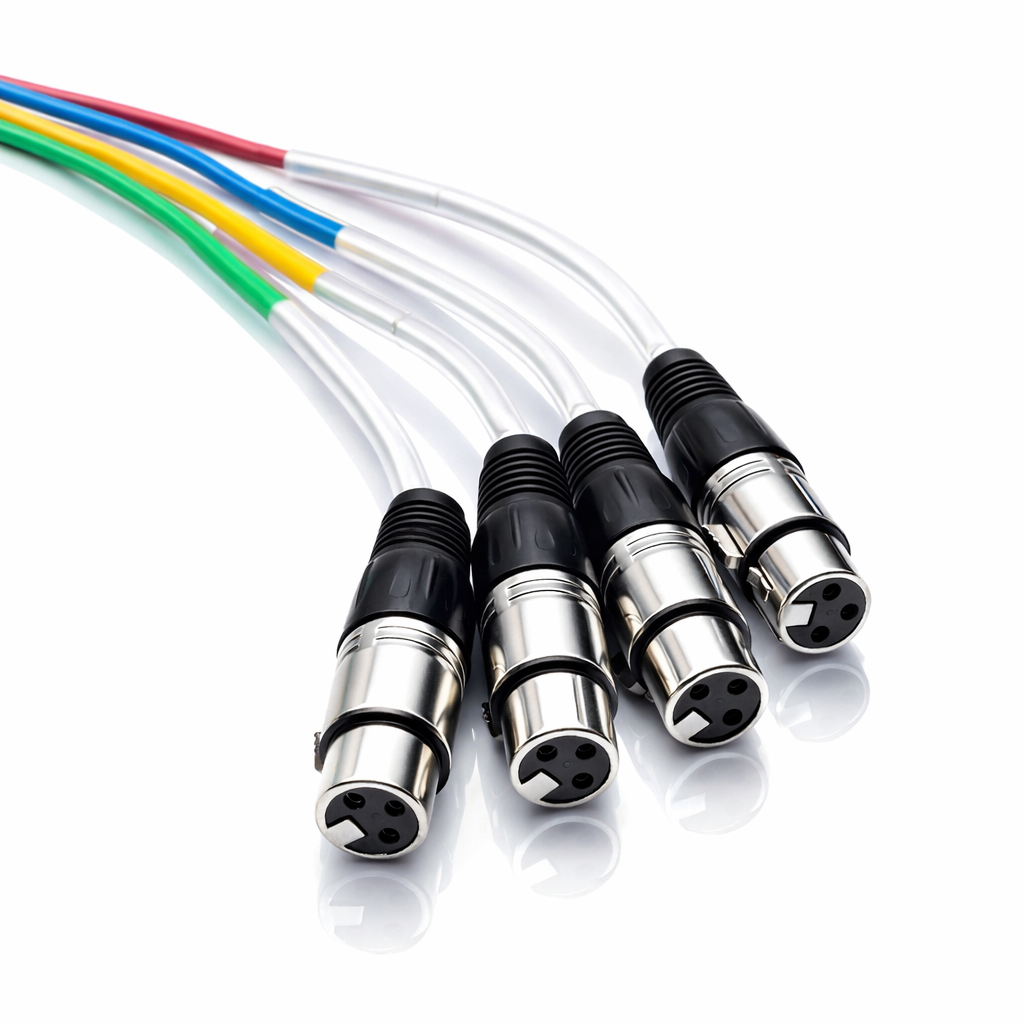 Seismic Audio Four-Channel Balanced XLR Snake Cable