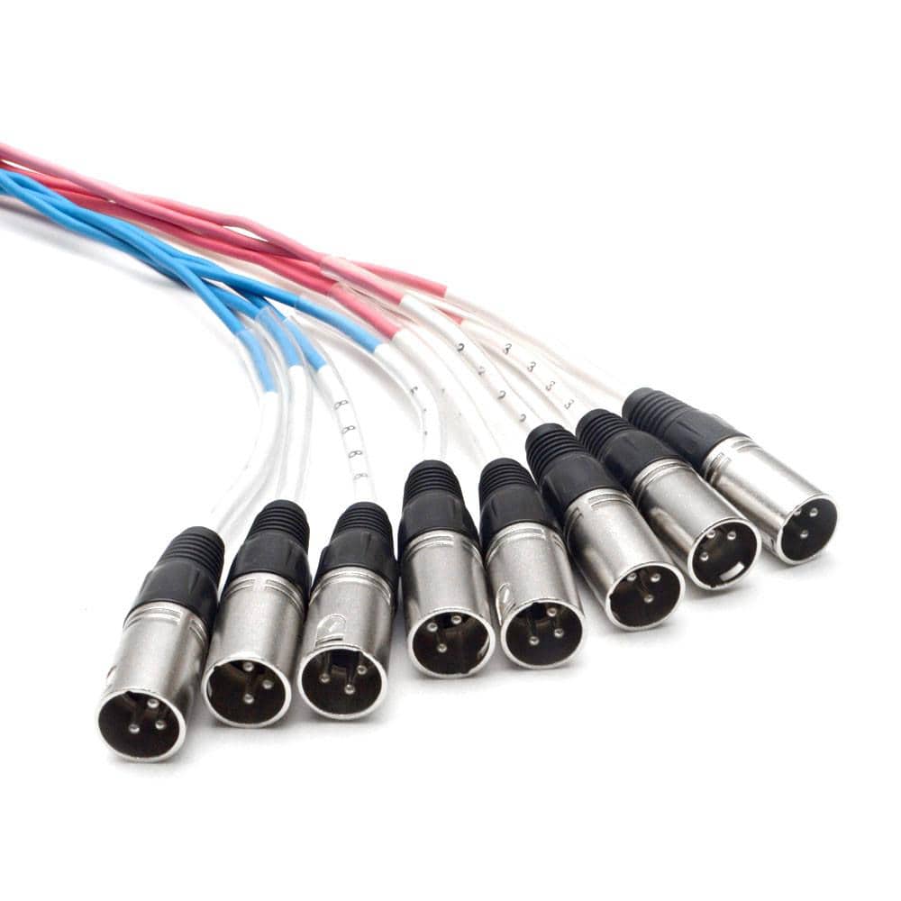 Seismic Audio Eight-Channel Balanced XLR Snake Cable