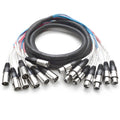 Seismic Audio Eight-Channel Balanced XLR Snake Cable
