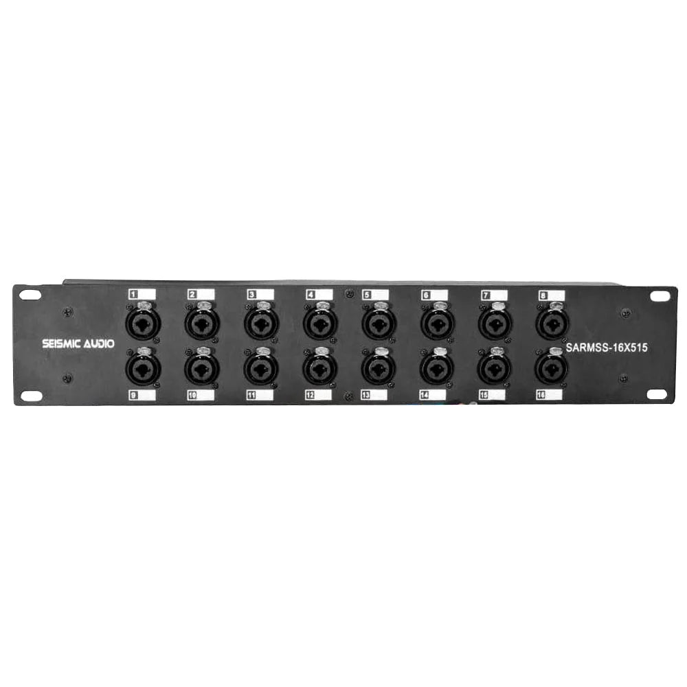 Seismic Audio Rack-Mount XLR TRS Splitter Snake Cable