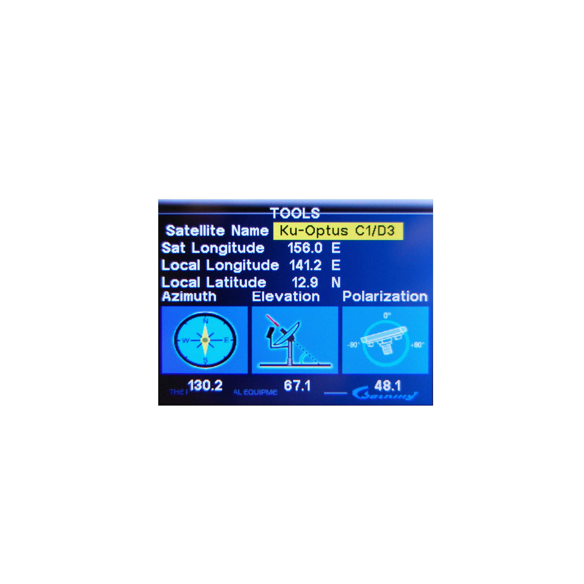 TCA Explore Satellite Signal Meter