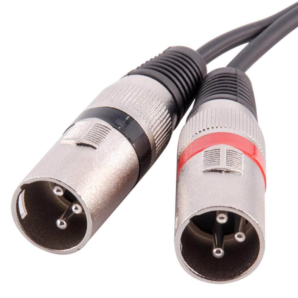 Seismic Audio Dual XLR-to-RCA Audio Cable