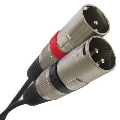 Seismic Audio Dual XLR to Dual RCA Stereo Patch Cable