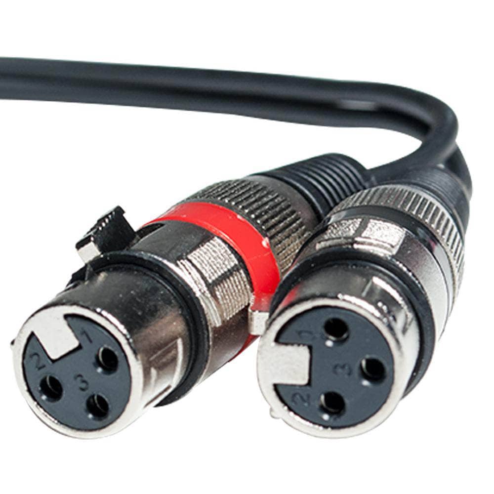 Seismic Audio Dual XLR-to-RCA Stereo Patch Cable