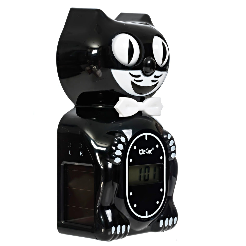 Kit Cat Solar-Animated Digital Alarm Clock