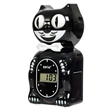 Kit Cat Solar-Animated Digital Alarm Clock