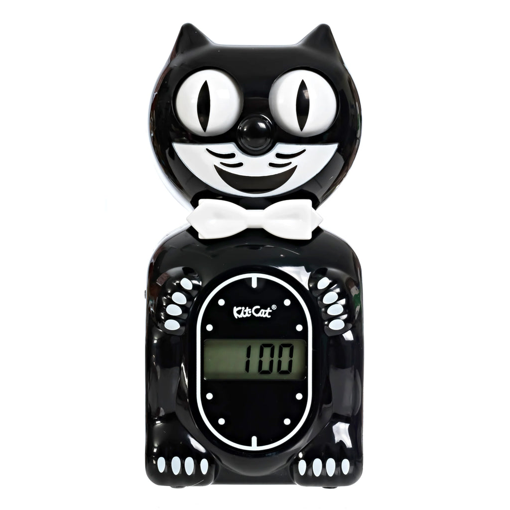 Kit Cat Solar-Animated Digital Alarm Clock