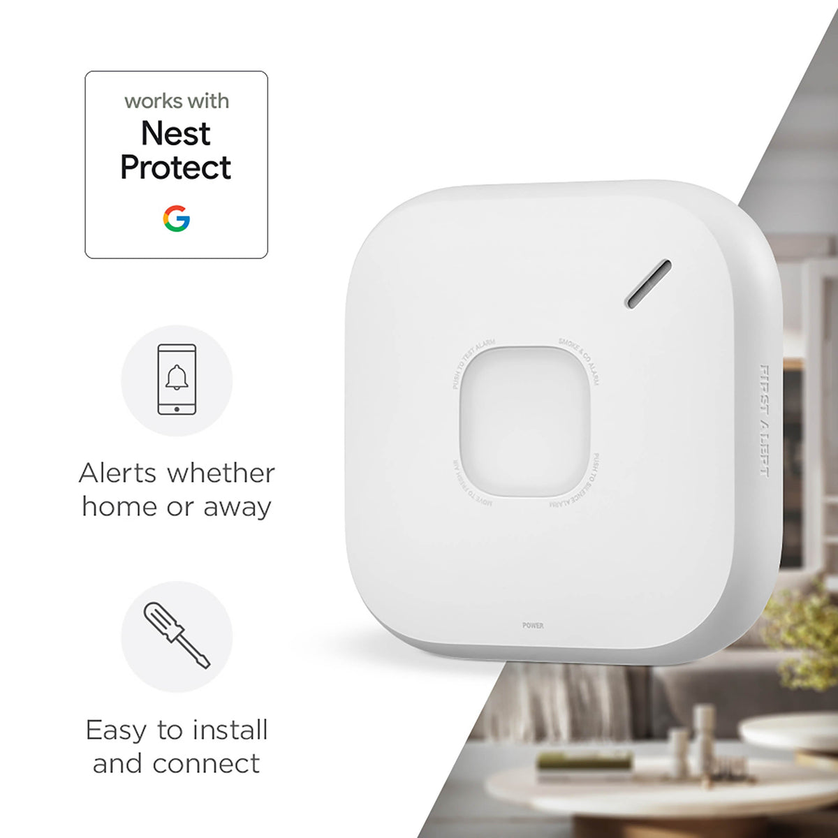 First Alert Battery Smart Smoke and Carbon Monoxide Alarm