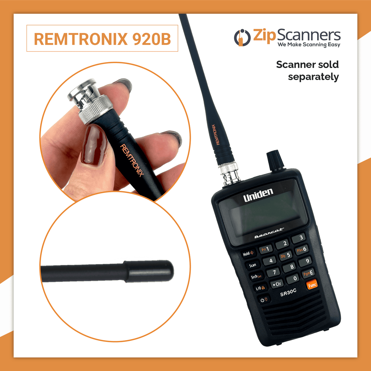 Remtronix Radio Scanner Receiving Antenna