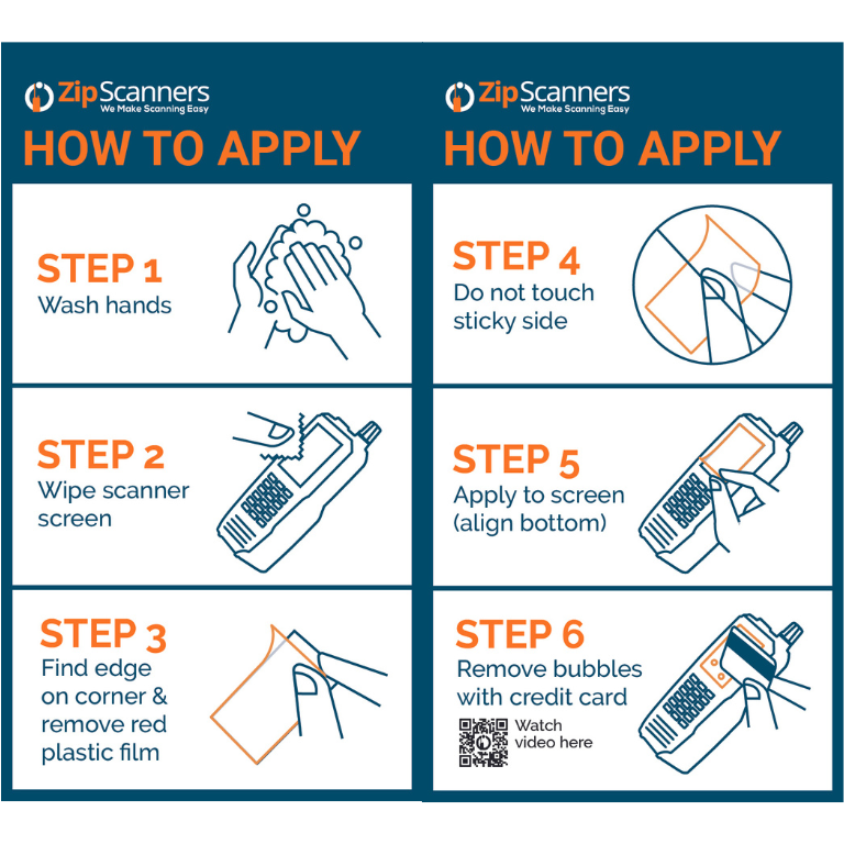 Zip Scanners Scanner Screen Protector Films