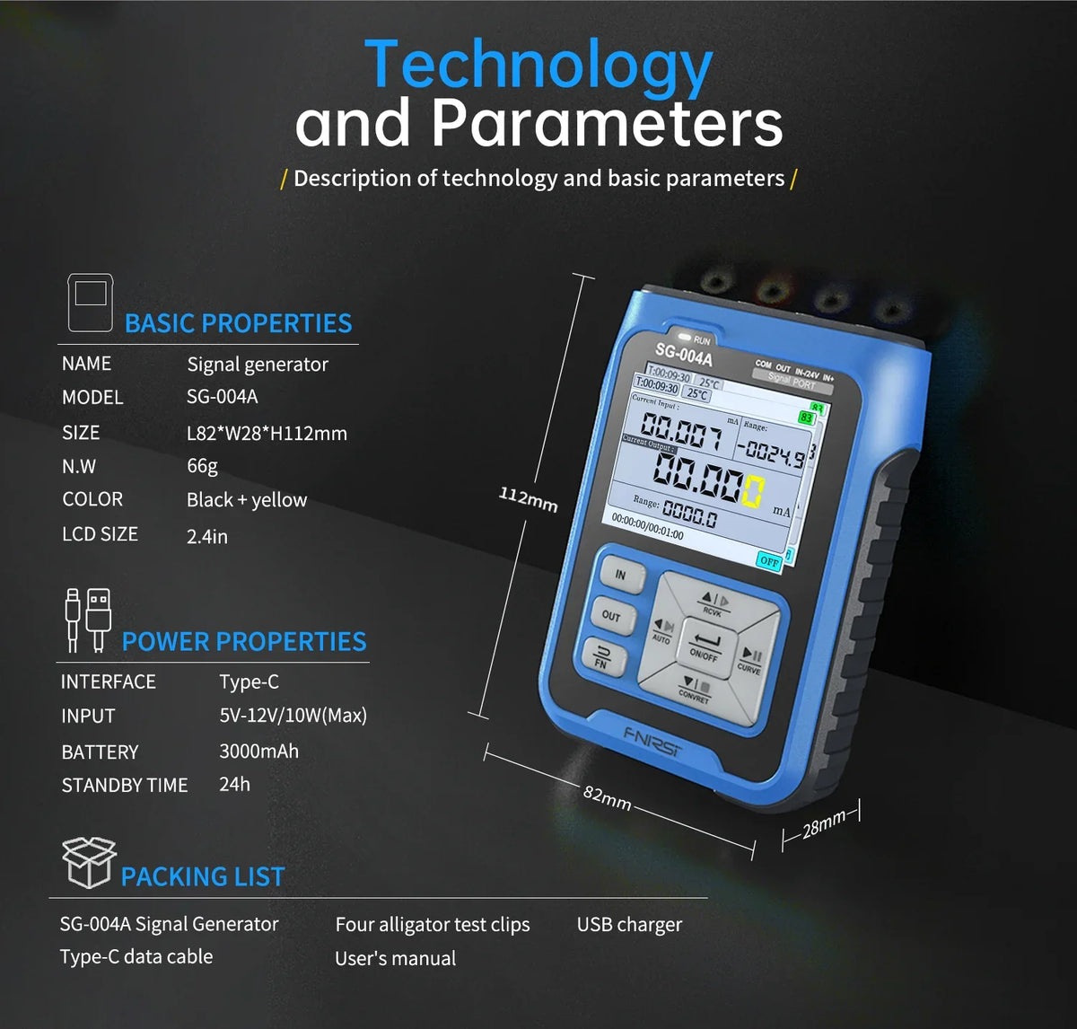 FNIRSI Industrial Signal Generator