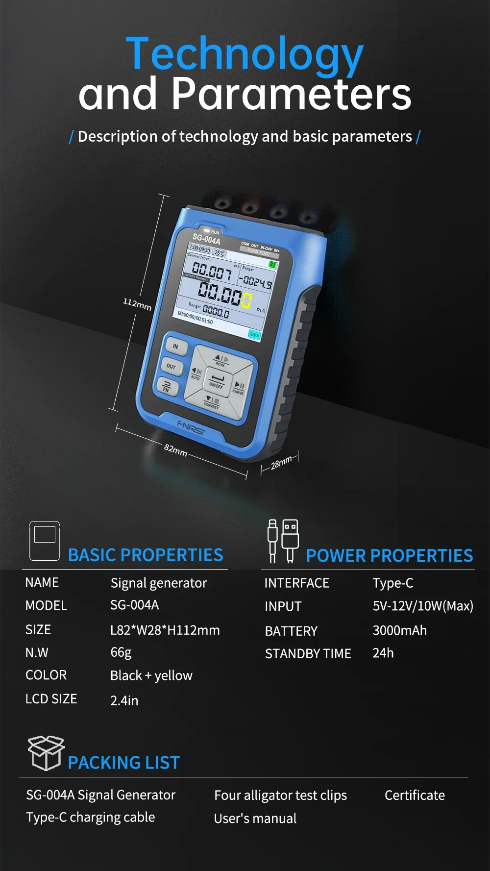 FNIRSI Industrial Signal Generator