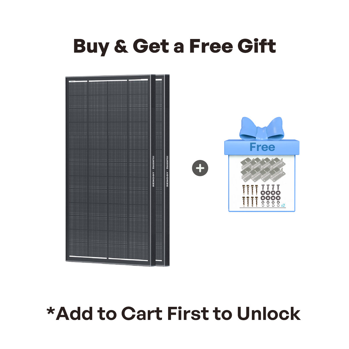 Renogy Anti-Shading Monocrystalline Solar Panel