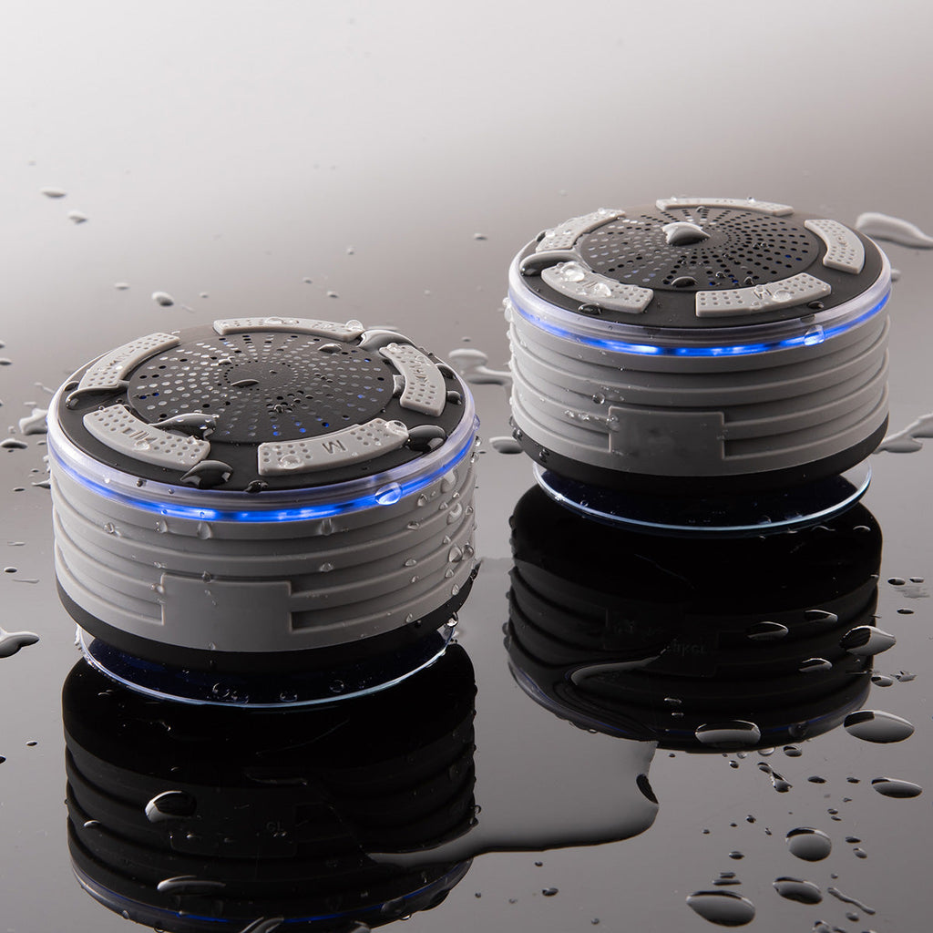 Sharper Image Waterproof Bluetooth Shower Speakers