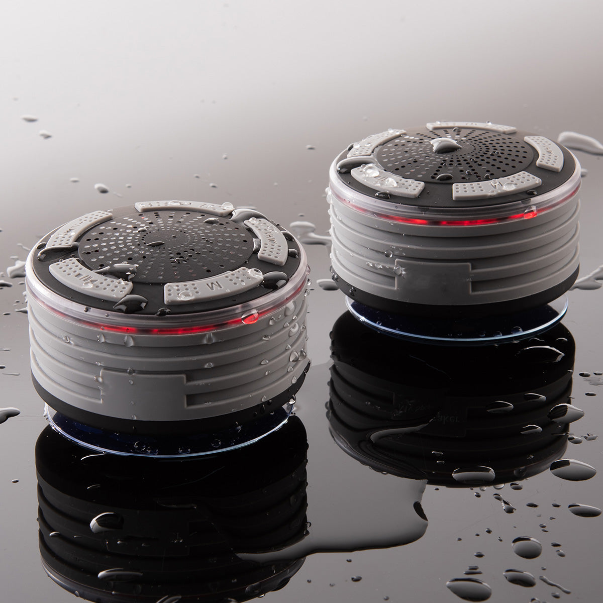 Sharper Image Waterproof Bluetooth Shower Speakers