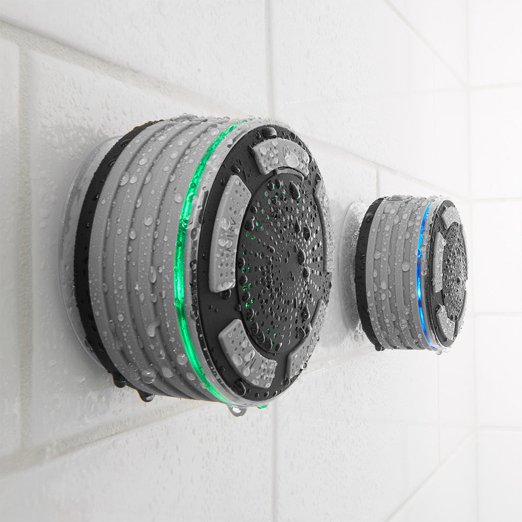 Sharper Image Waterproof Bluetooth Shower Speakers