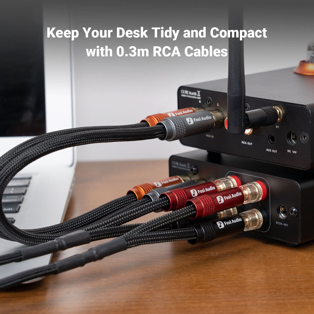 Fosi Audio Stereo RCA Audio Cable