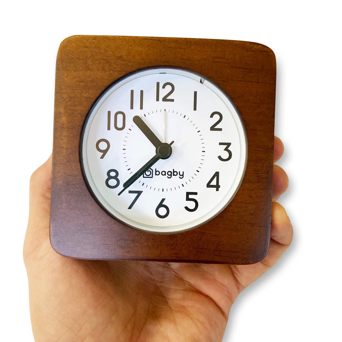 Bagby Silent Analog Alarm Clock