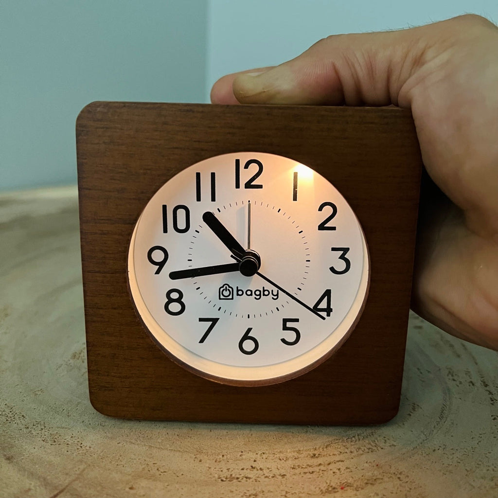 Bagby Silent Analog Alarm Clock