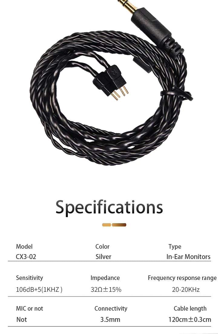 MusicTeck Wired In-Ear Monitor with USB-C DAC