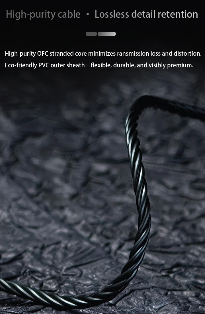 MusicTeck Wired In-Ear Monitor with USB-C DAC