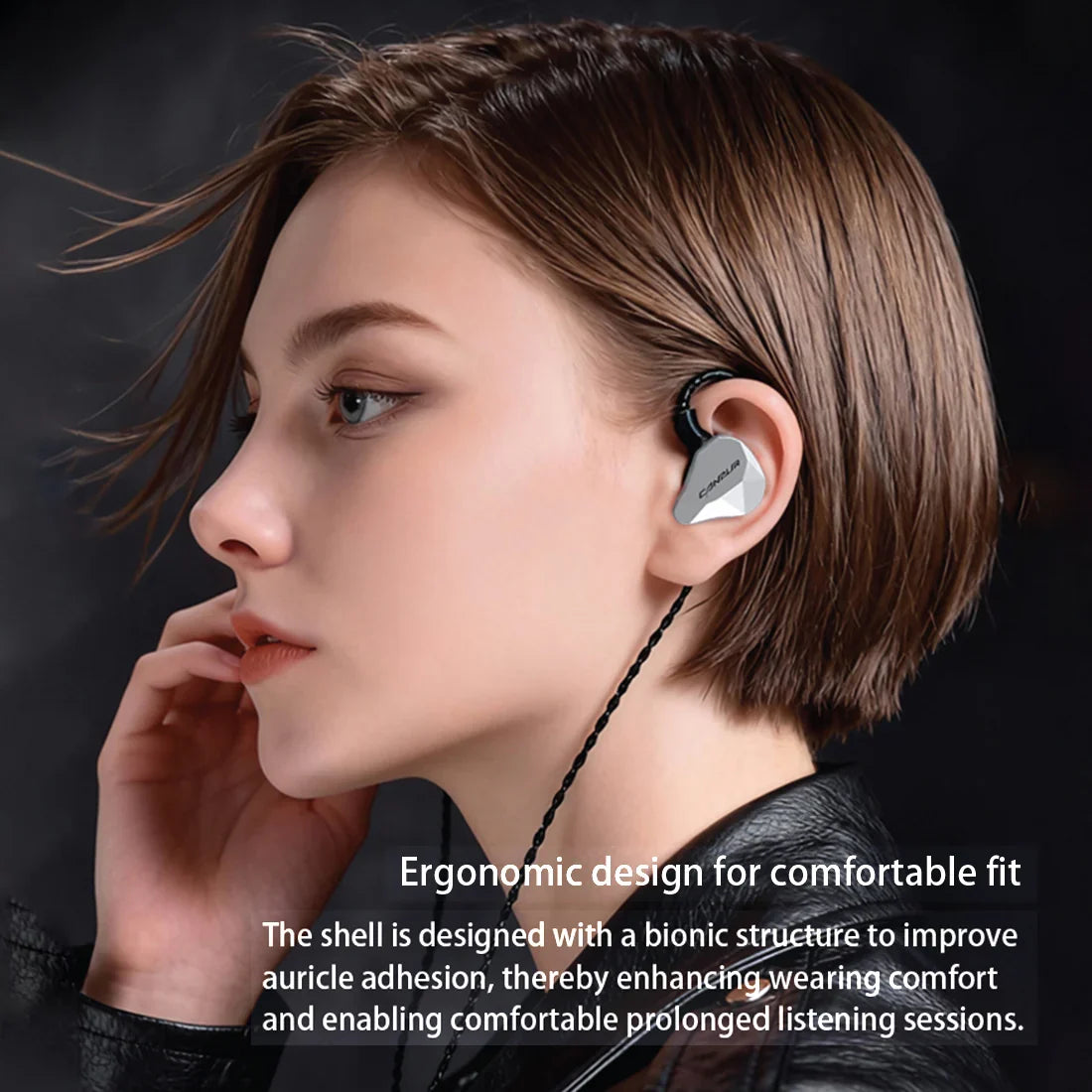 MusicTeck Wired In-Ear Monitor with USB-C DAC