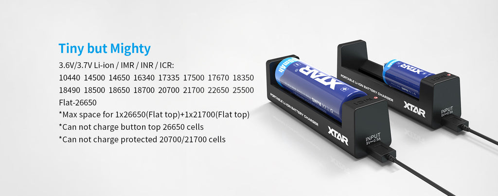 Xtar Single-Slot Lithium Battery Charger
