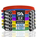 Seismic Audio Balanced XLR Patch Cable 6-Pack