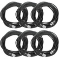 Seismic Audio Balanced XLR Patch Cable 6-Pack