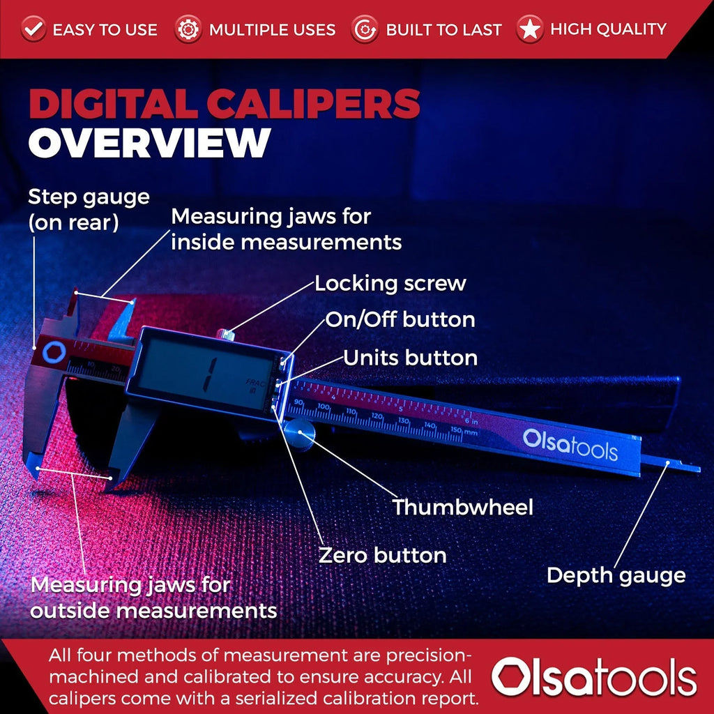 Olsa Tools Digital Caliper