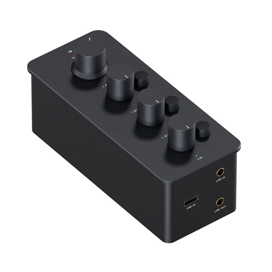 SK01 Headphone Amplifier and Analog Preamp with Three-Band Tone Controls, Pure Bypass and 3.5mm Line Input
