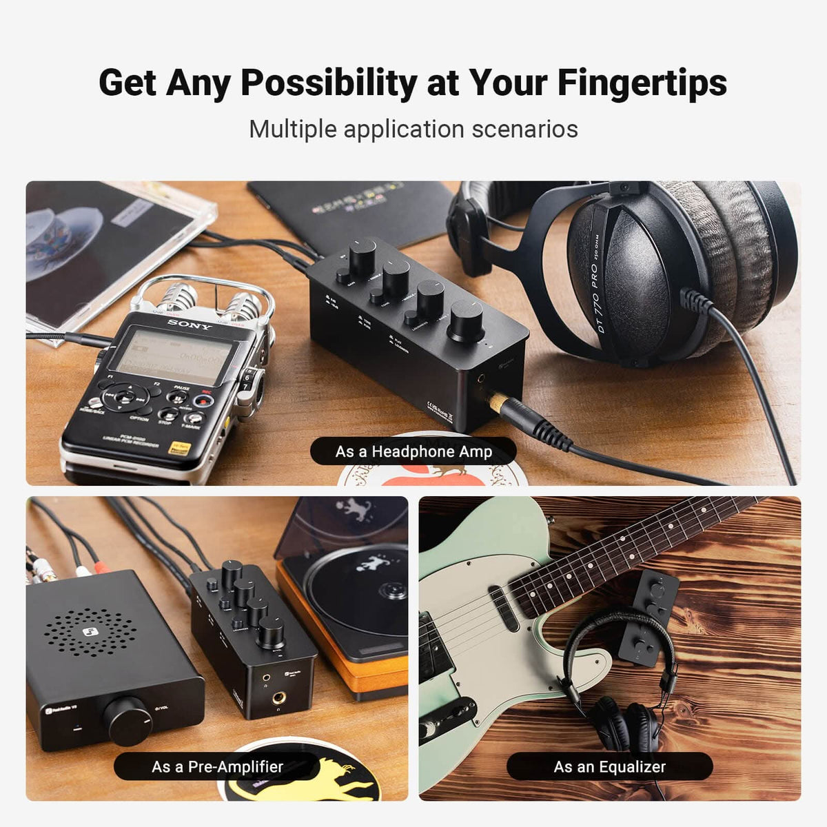 Fosi Audio Headphone Amplifier and Analog Preamp