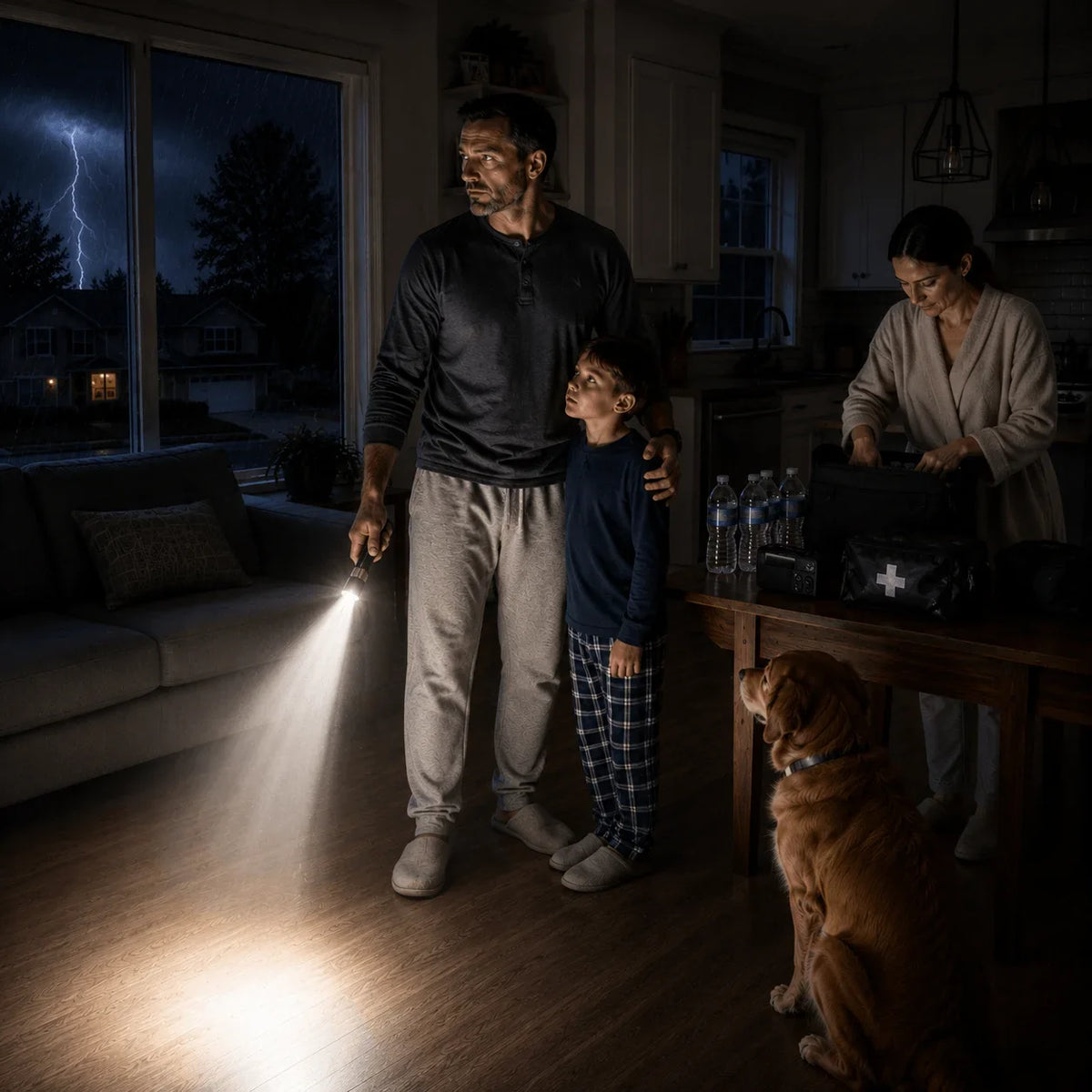 SKYFIRE Flashlight Store Rechargeable Handheld Flashlight