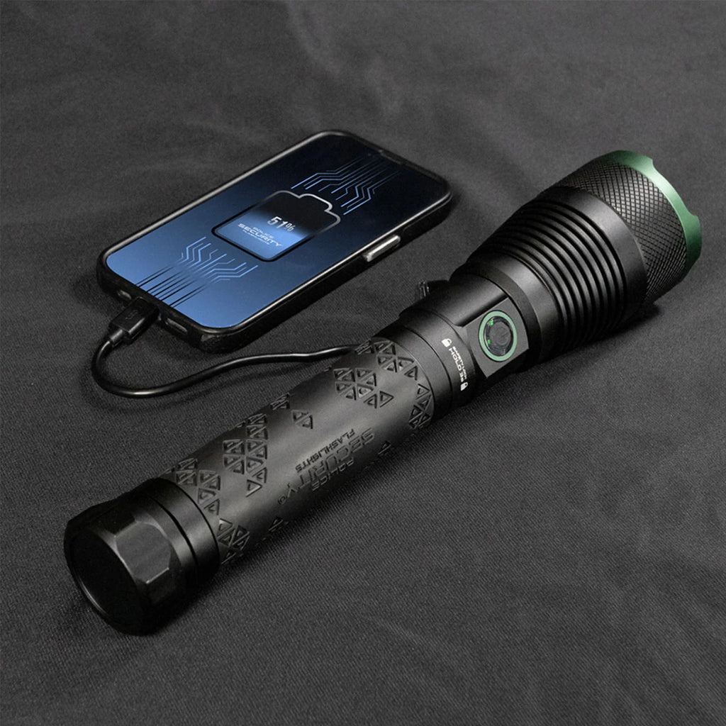 Police Security Flashlights Rechargeable Handheld Flashlight