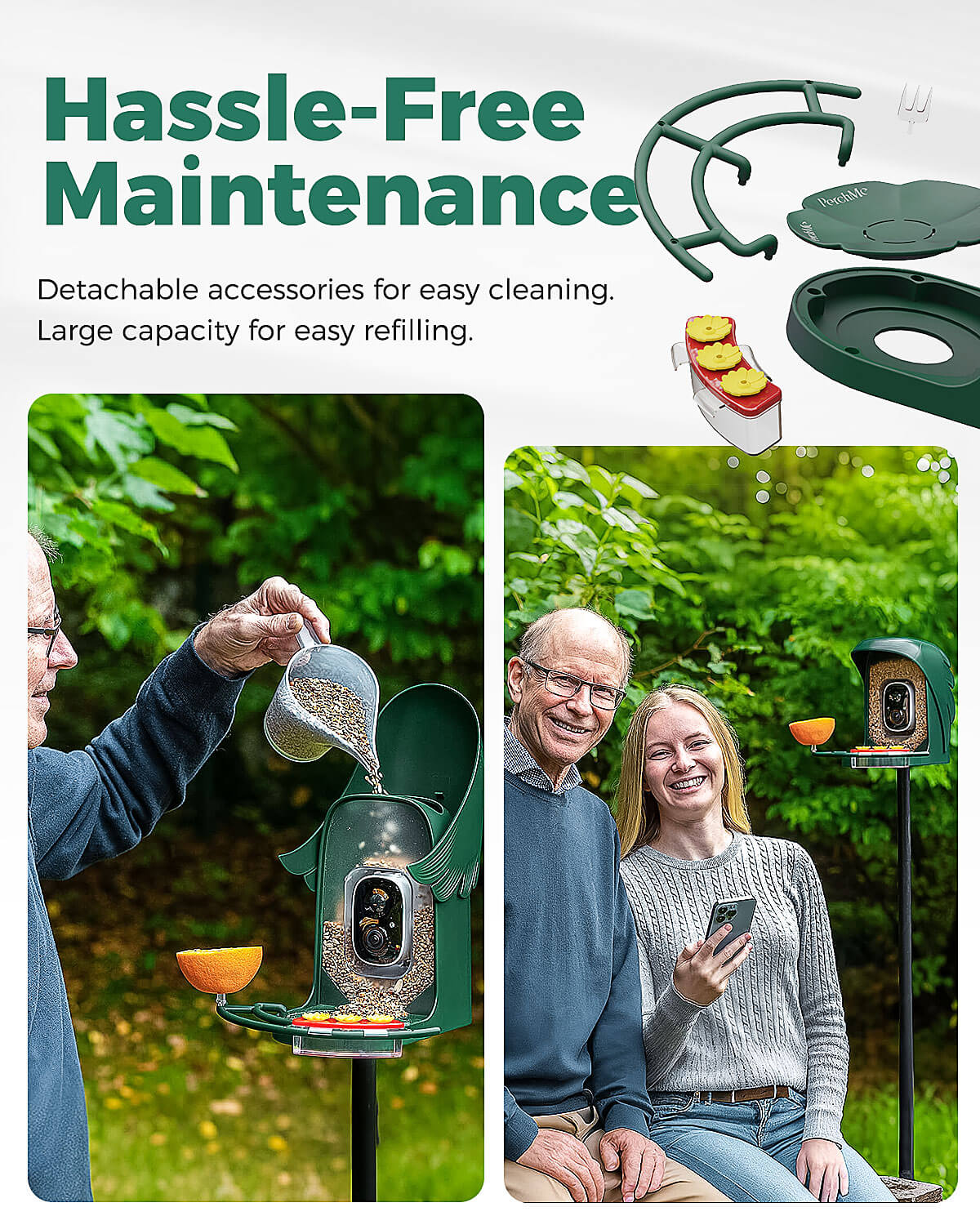 PerchMe Smart Bird Feeder with Camera