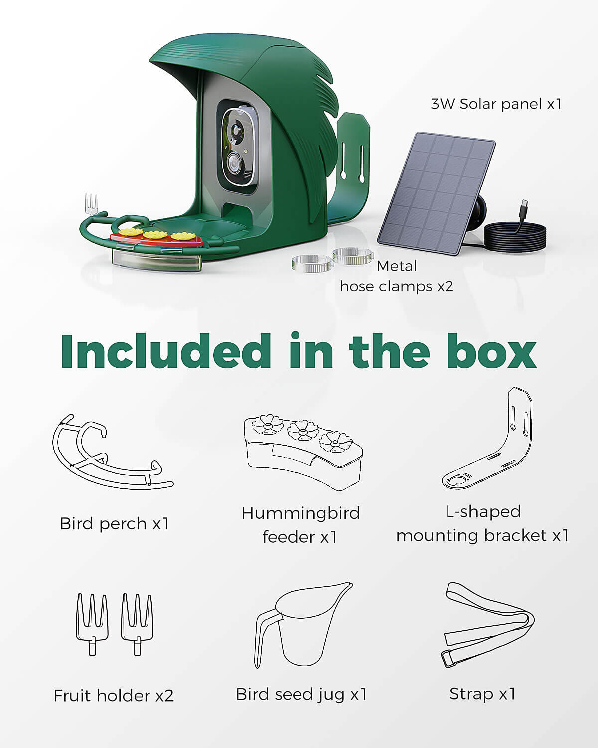 PerchMe Smart Bird Feeder with Camera