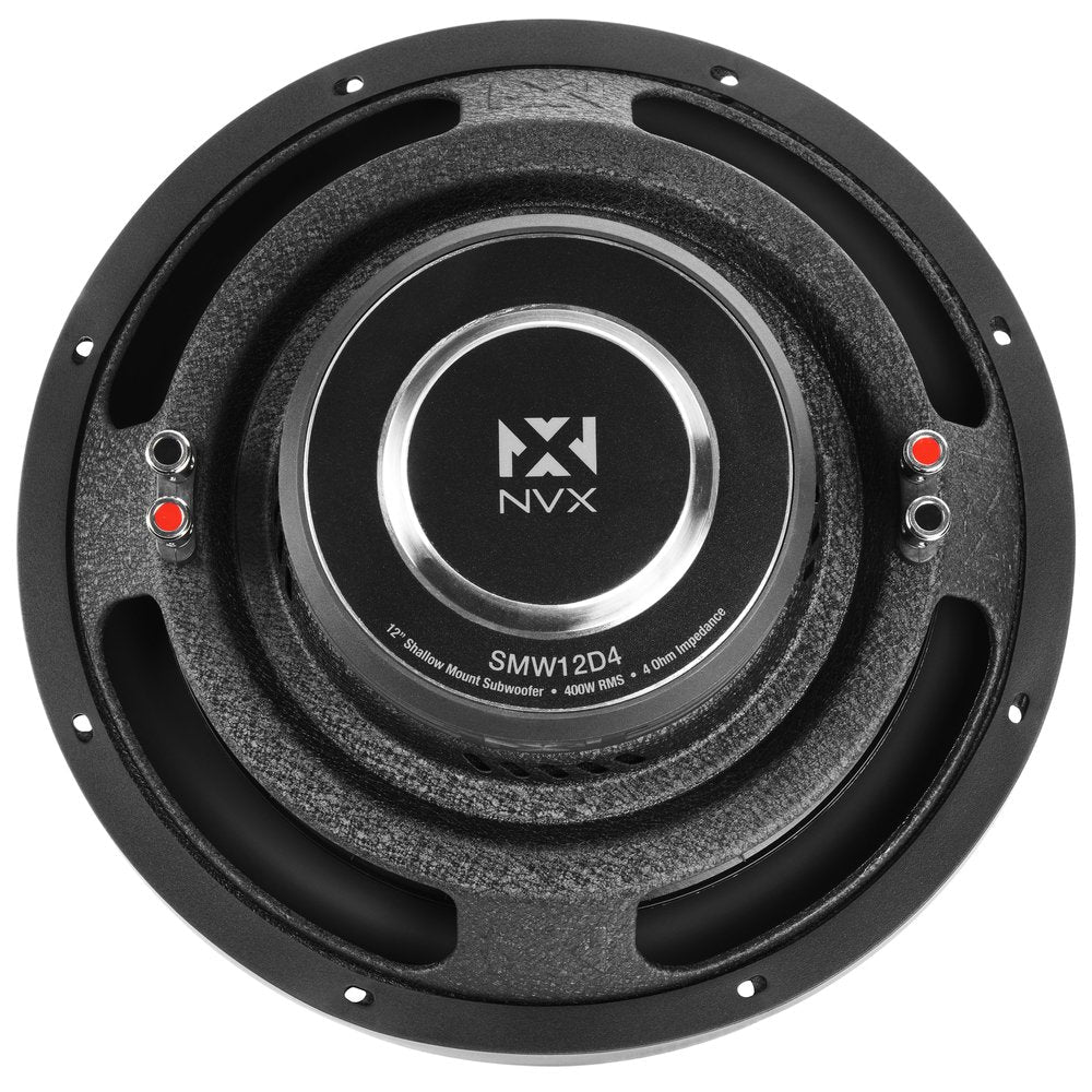 NVX 12-Inch Shallow-Mount Car Subwoofer