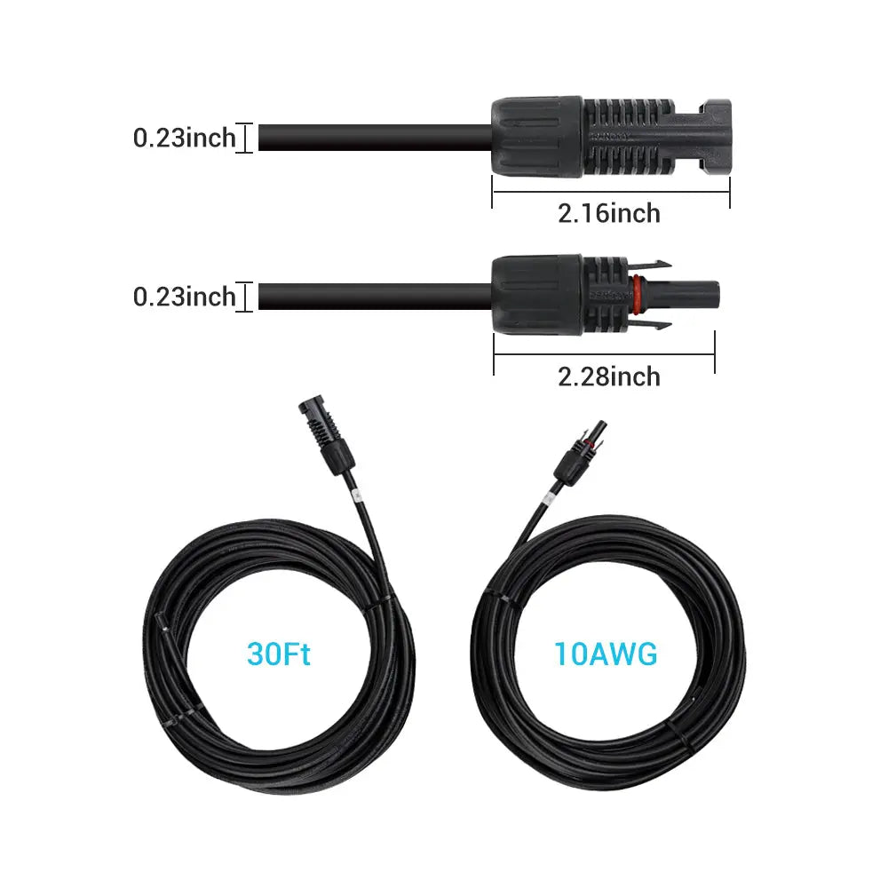 Renogy Solar Panel Adaptor Cable Pair