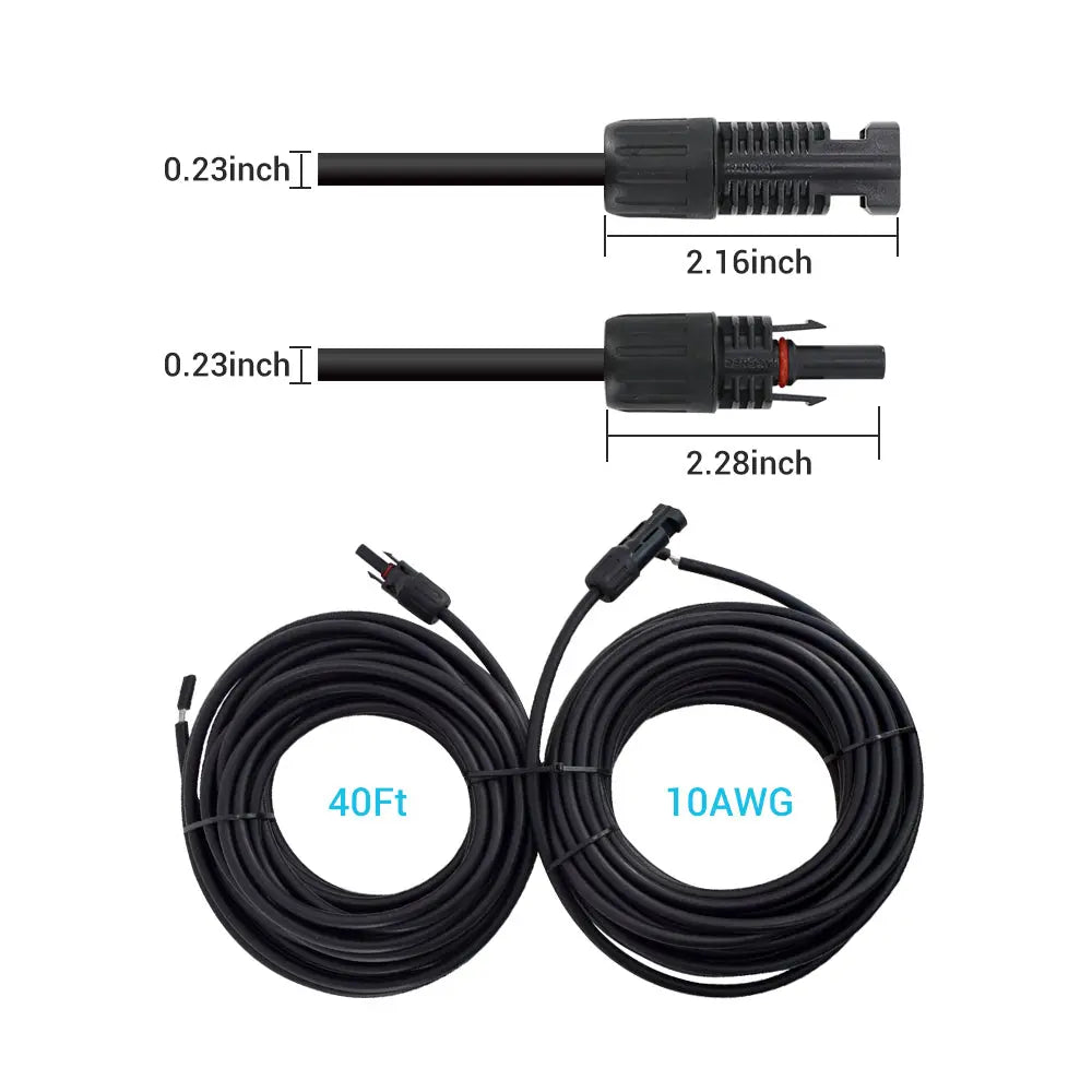 Renogy Solar Panel Adaptor Cable Pair