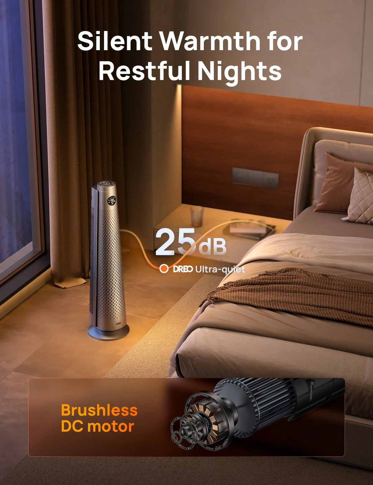 DREO Tower Space Heater
