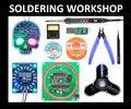 HackerBoxes Soldering Iron and Project Kit