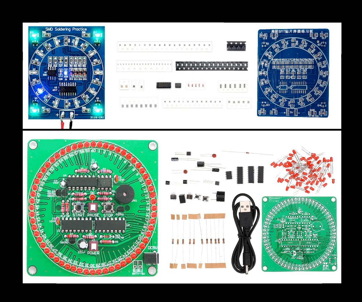 HackerBoxes Soldering Iron and Project Kit